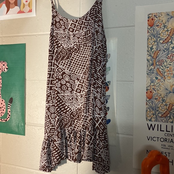 Brown&white urban outfitters dress🤍 - Picture 3 of 3